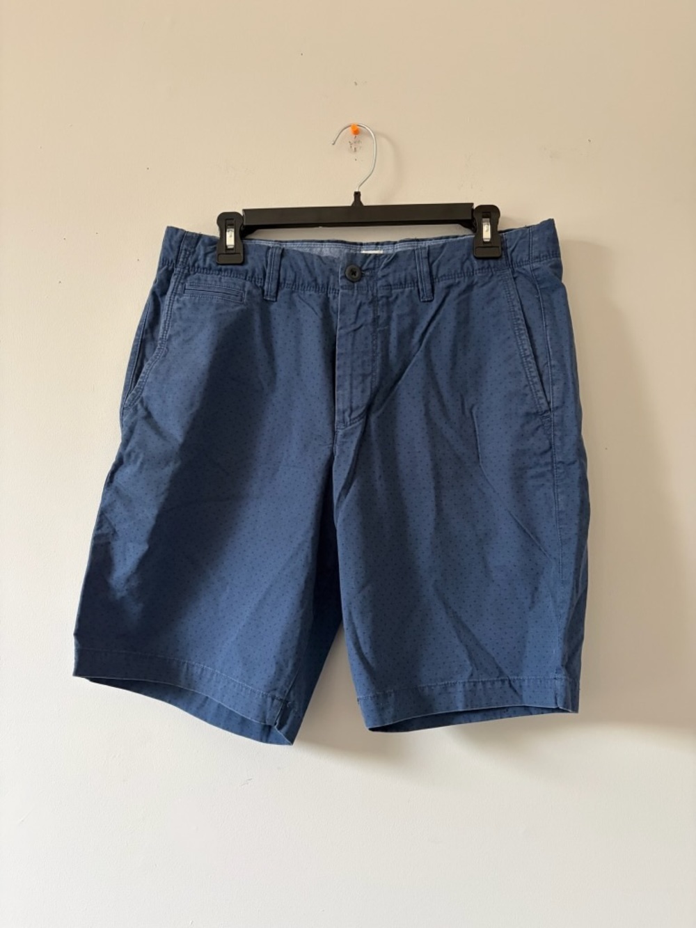 Gap Men's Blue Dot Vintage Wash Cotton Casual Shorts